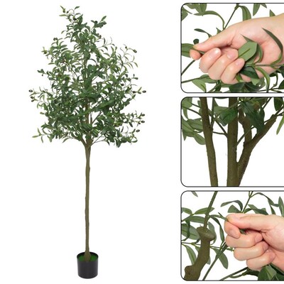 Artificial Olive Tree Faux Olive Tree 5ft/6ft/7ft Tall Artif