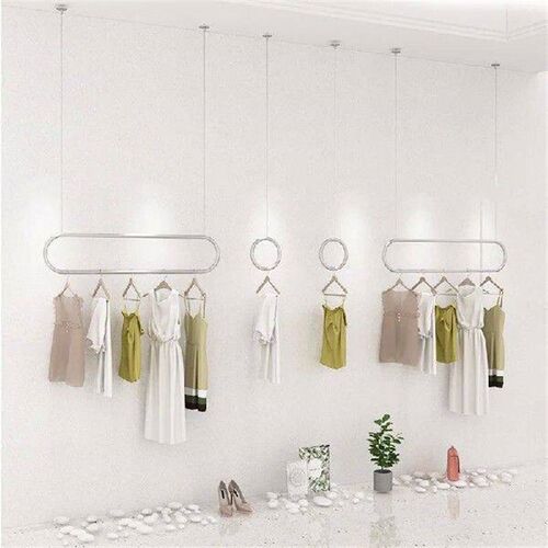 Singapore Luxury Annular Clothing Store Display Rack Hanger