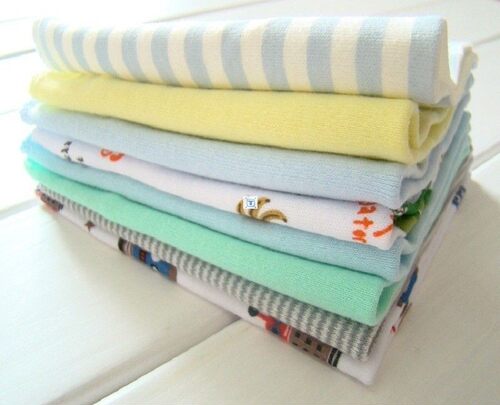8pcs Cotton Newborn Washcloth Wipe Cloth Baby Bath Towel Fee