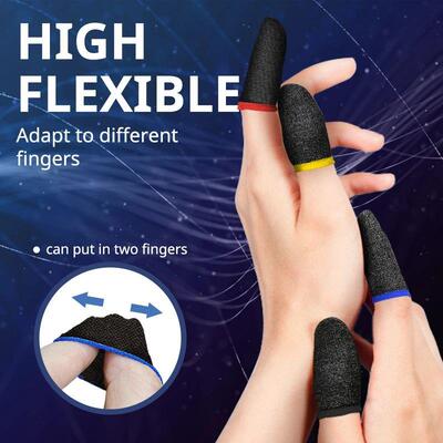 20pair Gaming Finger Sleeve Breathable Fingertips For PUBG G
