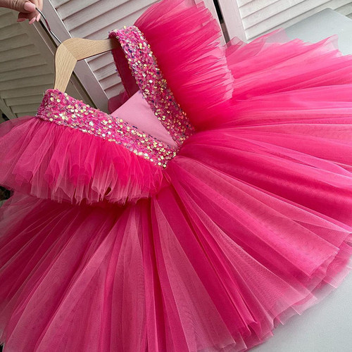 Wedding Birthday Dresses For Girls 3-8 Years Elegant Party S