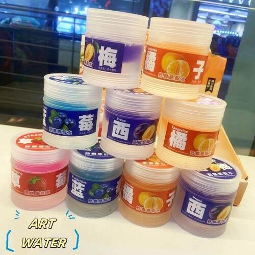 300ML Simulate Juice Slime Squeezing Bubble Gel Bucket Fruit