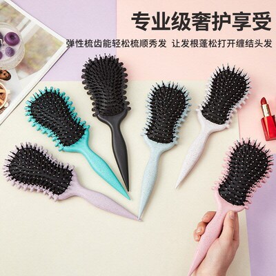 Bouncing Comb Curling Styling Comb Scalp Massage Comb Hair A
