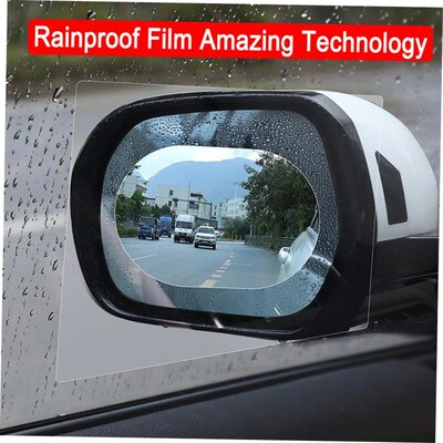 2Pcs/Set Rainproof Car Accessories Car Mirror Window Clear F