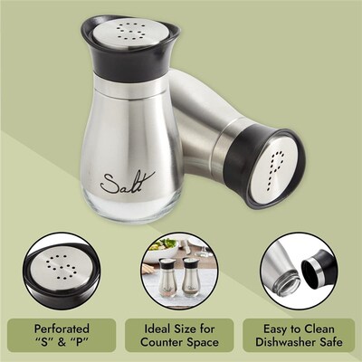 Salt and Pepper Shaker Grinder Set Kitchen Spice Mill
