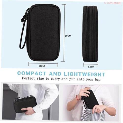 NEW Travel Organizer Bag Cable Storage Organizers Pouch Carr