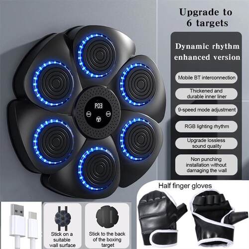 Music Boxing Machine Music Boxing Puncher Adjustable Workout