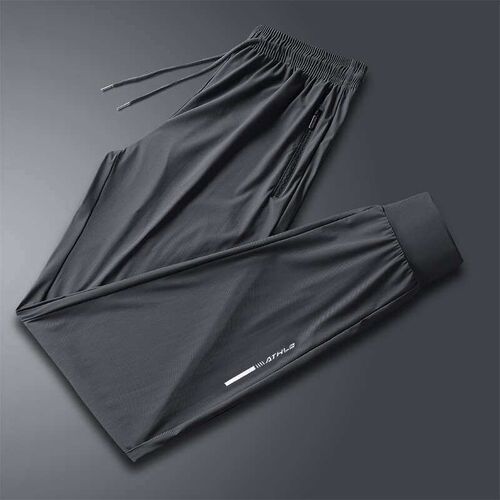 Ice Silk Summer New Arrival Casual Pants Mens Elastic Pants