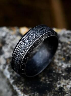 Odin Norse Viking Amulet Rune Rings For Men Cool Stainless