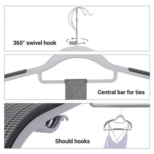 40 Pcs/Lot plastic Clothes Hangers Dress Coats Hanger holder