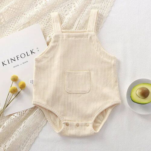 Knitted stripe Baby Romper Newborn Baby Girl Boy Summer Clot