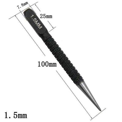 2PCS Non-slip Center Punch High Carbon Steel Center Punch