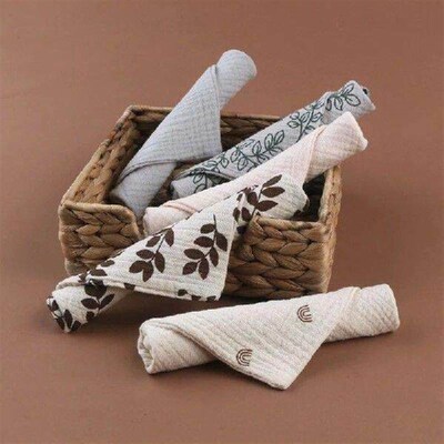 Baby Face-Towel Soft Burp Cloth Breathable Toddler Wash