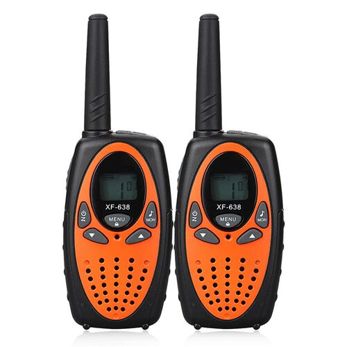 XF 638 Walkie Talkie 2PCS Handheld Two Way Intercom Portabl
