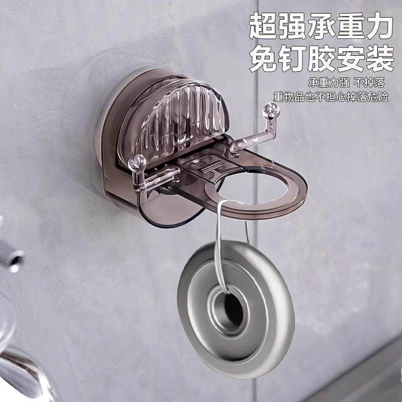 No-drill hand soap dispenser wall mount, body wash bottle ho图片