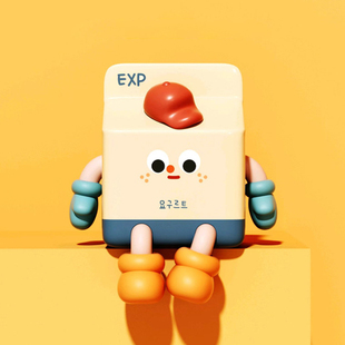 Milk Sleep Lamp  牛奶盒伴睡夜灯 拍打感应 延时关灯 手机支架