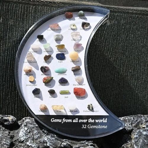 36/32 Assorted Natural Gem Sets NEW Crystal Rock Collection