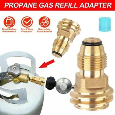 Universal Gas Refill Adapter with Premium Solid Brass