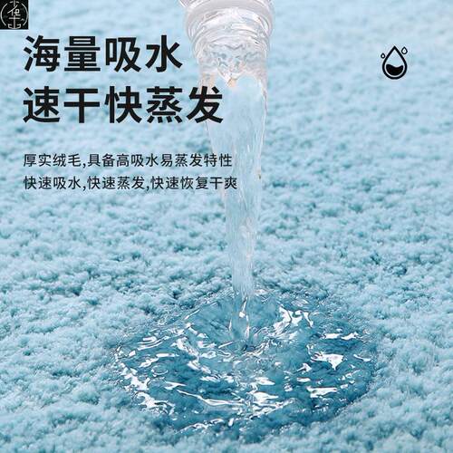 quick dry toilet door mat mat bathroom MATS carpets