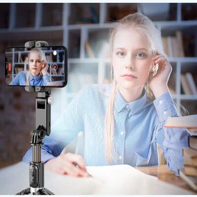 360 Rotation Following Shooting Mode Gimbal Stabilizer Selfi