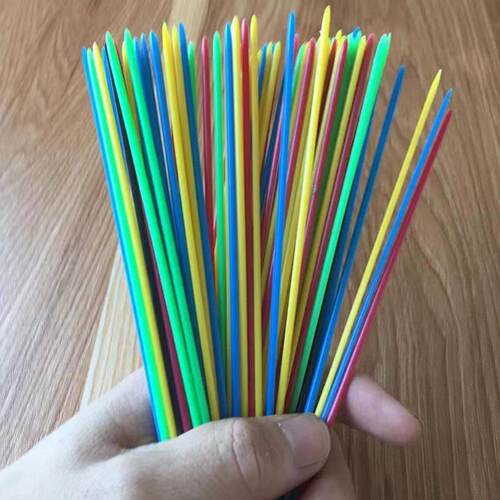 120PCS Pick Up Sticks Game Kids Learning Toys Educational Co