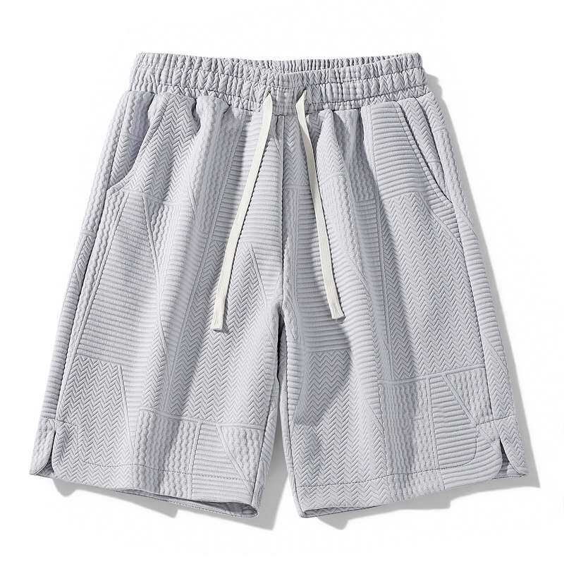 Soli Color Simple Shorts Mens Summer teny Bran Loose Outer图片