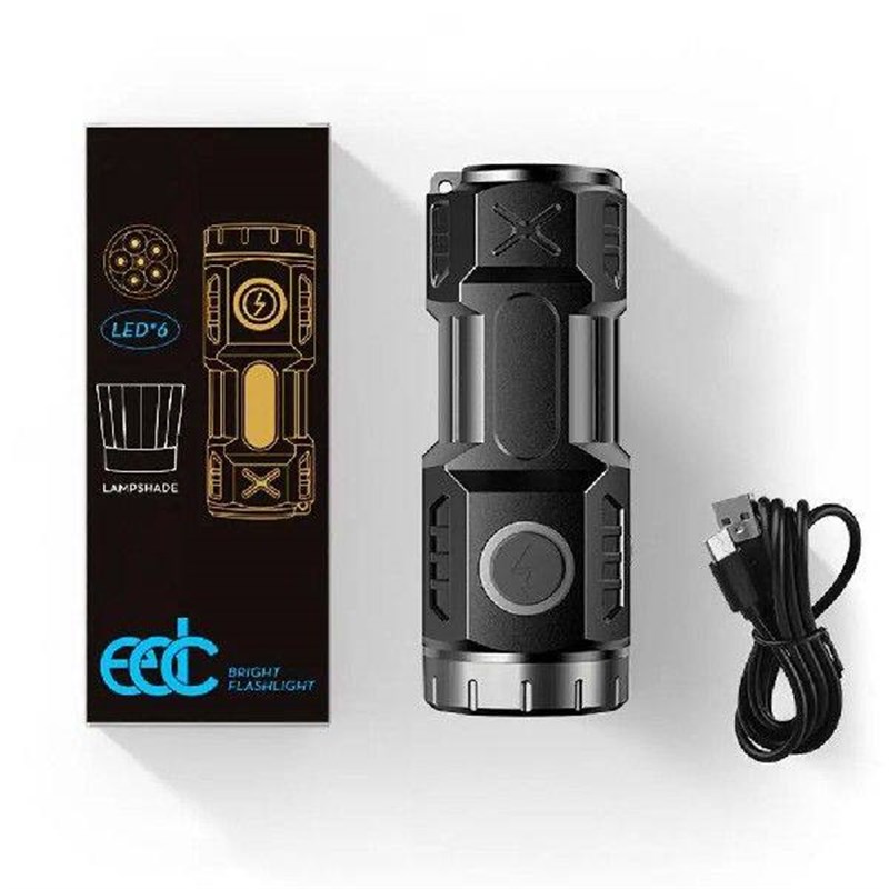 Flashlight Led Strong Light Rechargeable Portable Camping图片