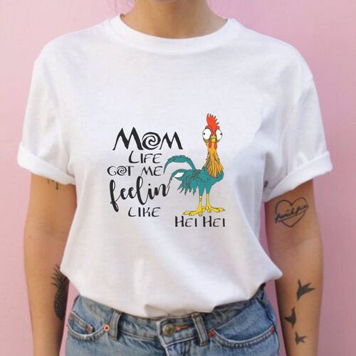 Women Clothes Fashion Summer Dinosaur Mom Life Flower Floral