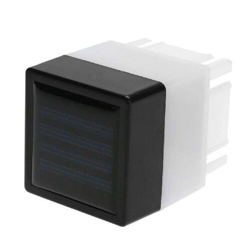 LED Solar Column Head Pillar Lamp Outdoor Fence Gate Solar