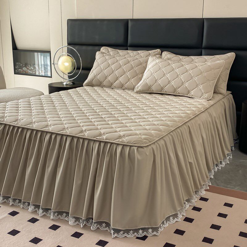 类原棉大豆夹棉床裙单件202床垫防尘保护罩1.8m床加厚防滑床笠,床上用品,床裙,淘宝优惠券,粉丝福利购,淘宝优惠卷