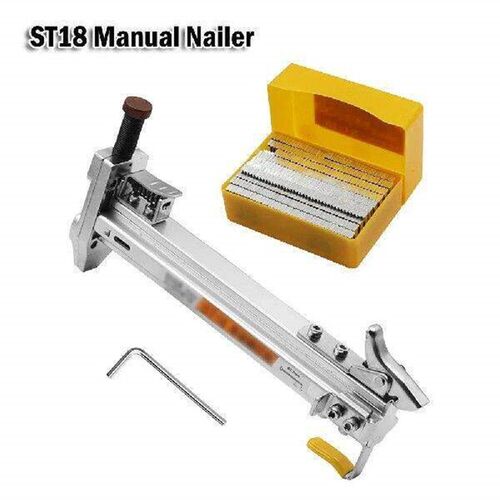 Manual Nailer ST18, Thick Aluminum Alloy Body, Lightweight