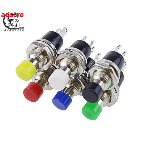 6pcs PBS-110 Mini Momentary Push Button Switch for Model Rai