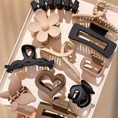 11 pcs of elegant hair clips for versatile use on young girl
