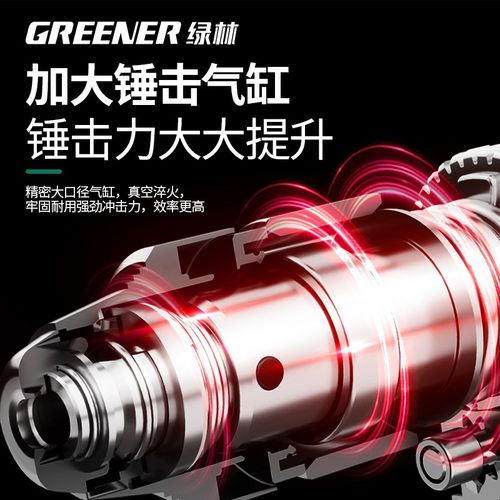绿林电锤冲击钻冲击电钻电镐家用打墙两用多功能打混凝土轻型电锤