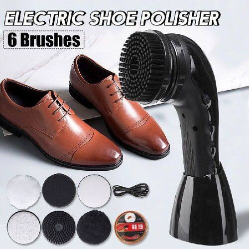 Electric Shoe Polisher Portable Hand-Held Automatic Shoe