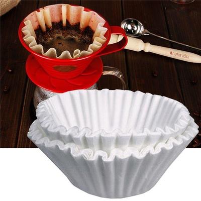 50pcslot white coffee filters single serving paper for coff