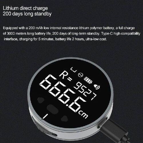 Electronic Tape Measure with LCD Display Digital Ruler