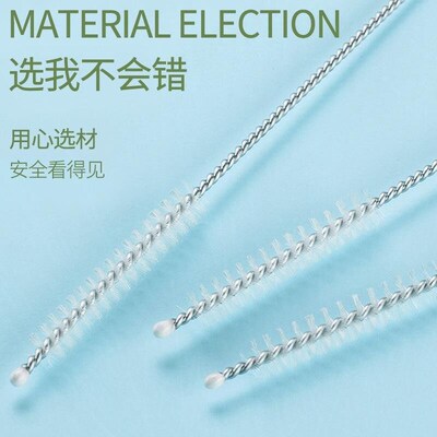 Straw Brush Sponge Baby Bottle Cleaning Brush Set Nipple Bru