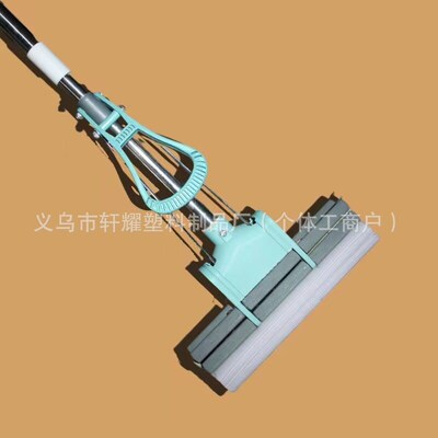 Large-sized water-absorbing mopping sponge mop