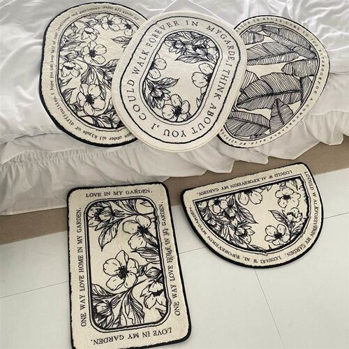 ins Korean style carpet bathroom floor mats bathroom toilet