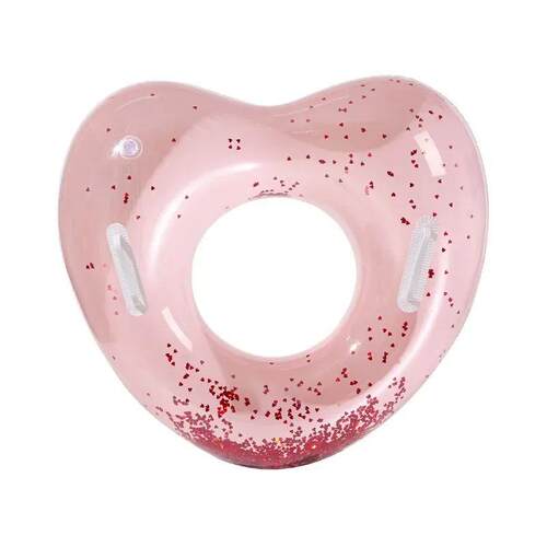 Cute Childrens Swimming Ring with Handle Floats for Kids Pi
