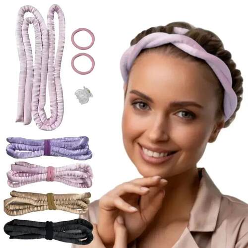 Heatless Curling Rod Headband Soft Hair Curlers No Heat Roll