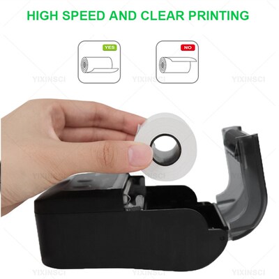 Mini Portable Printer Thermal Wireless Receipt 58mm Bluetoot