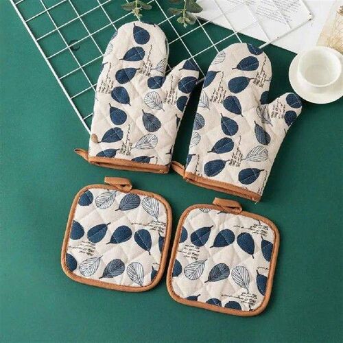 Oven Mitts And Pot Holders Set Heat Resistance Up to 500