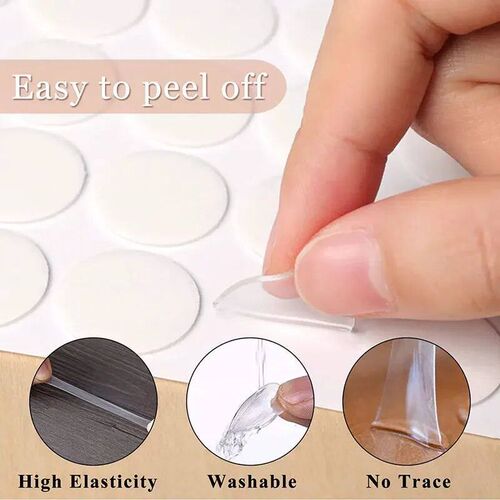 50-100Pcs Double Sided y Dots Tape No Trace Tape Self Adhesi