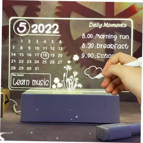 Note Board Creative Led Night Light USB Message Board Holida