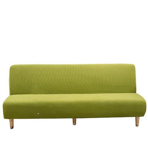 Polar Fleece Fabric Armless Sofa Bed ver Solid Color Without