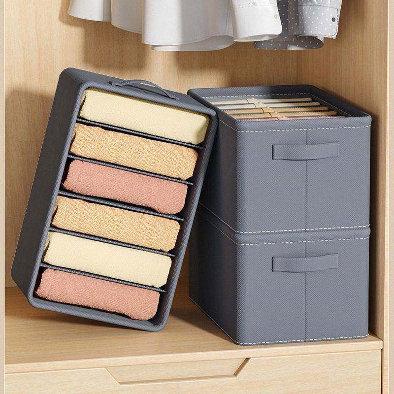 Stronger Storage Boxes For Wardrobe Clothes Organizer Pants - 实物图