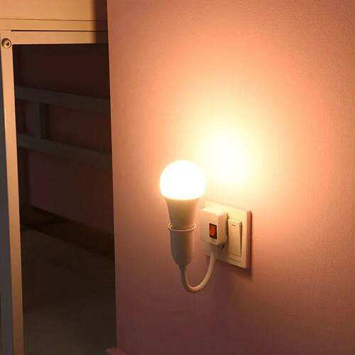 E27 Direct Plug in Swivel Head E27 Socket Bulb Holder with S