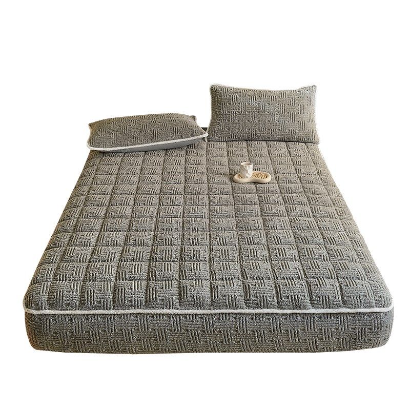 床笠罩冬季加厚床笠单件202新款塔芙绒加绒床罩三件防尘罩全包,床上用品,床笠,淘宝优惠券,粉丝福利购,淘宝优惠卷